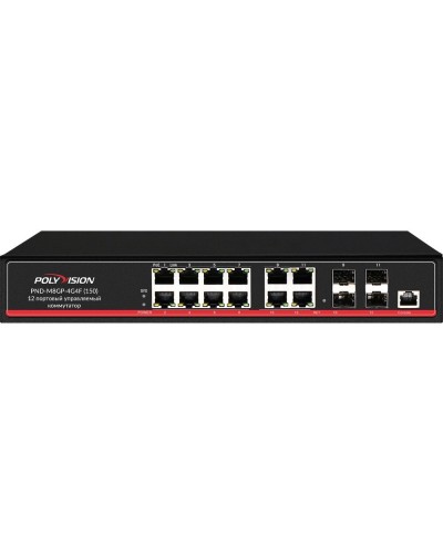 PND-M8GP-4G4F(150). Коммутатор управляемый оптический 12 портовый. Polyvision в Екатеринбурге