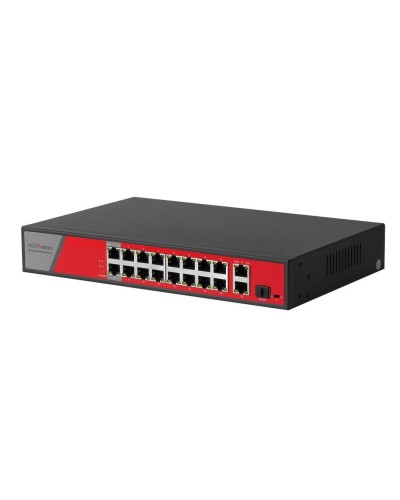 PND-16P-2G1F-BT2 (300W). Коммутатор гибридный 16+2+1 с PoE. Polyvision в Екатеринбурге