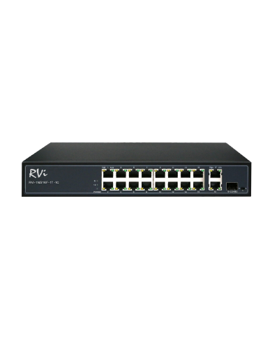RVi-1NS16F-1T-1C. Коммутатор с питанием по PoE. RVi в Екатеринбурге