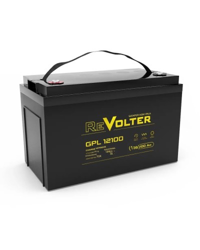 Revolter GPL 12100. Аккумулятор автомобильный герметичный свинцово-кислотный. Revolter в Екатеринбурге