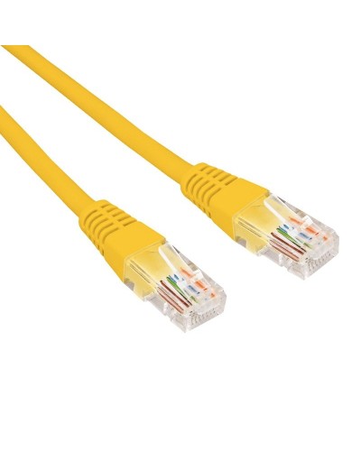 Патч-корд U/UTP CAT 6, RJ45-RJ45, 26AWG, LSZH, желтый, 2м REXANT (02-0295-2). Патч-корд UTP. Rexant в Екатеринбурге