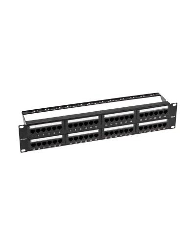 Панель коммутационная с кабельными органайзерами 19", 2U, 48 портов, UTP, RJ-45, CAT 5e REXANT PRO (02-0032): Патч-панель 19" в Екатеринбурге