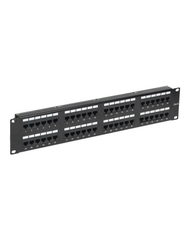 Панель коммутационная с кабельными органайзерами 19", 2U, 48 портов, RJ-45, CAT 6, UTP REXANT PRO (02-0232): Патч-панель 19" в Екатеринбурге