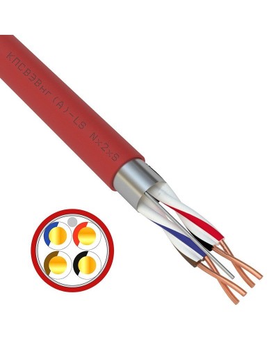 КПСВЭВнг(А)-LS 2х2х1,5 (01-4868-1)(REXANT). Кабель для систем пожарной и охранной сигнализации. Rexant в Екатеринбурге
