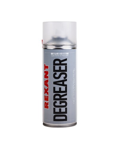 Очиститель обезжириватель DEGREASER, REXANT, 400 мл, аэрозоль (85-0006): Баллон с очистителем в Екатеринбурге