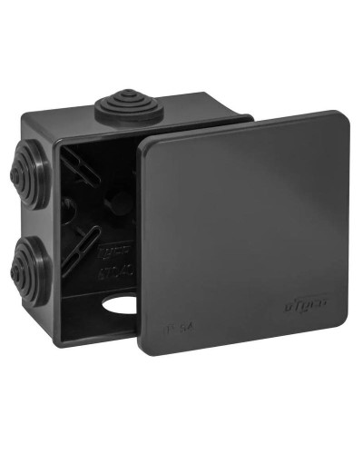Коробка TYCO ОП 85х85х40мм УХЛ1 IP54 черный (67040Ч). Коробка распределительная. RuVinil в Екатеринбурге