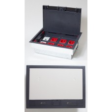 Люк на 8 постов (45х45), металл/пластик, с металлической коробкой, IP40 (300009). Люк. SPL