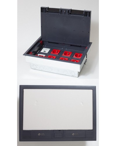 Люк на 8 постов (45х45), металл/пластик, с металлической коробкой, IP40 (300009). Люк. SPL в Екатеринбурге