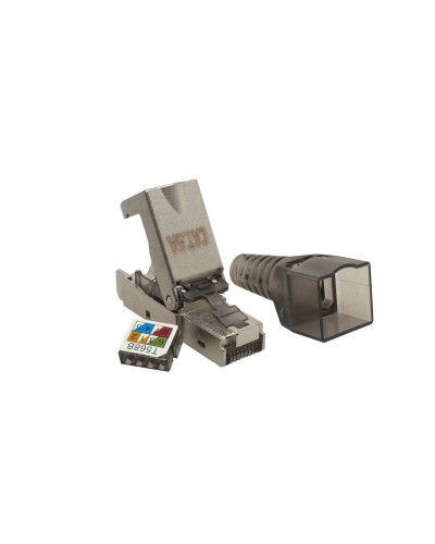 Коннектор 8P8C STP 6A (RJ-45) безынструментальный (10-0240). Разъем RJ-45. SUPRLAN в Екатеринбурге