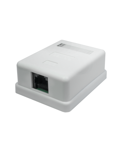 Розетка настенная RJ-45, 8P8C, Cat.5e, 1 порт UTP (10-0307): Компьютерная розетка в Екатеринбурге