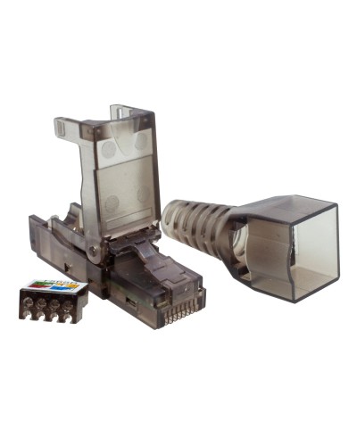Коннектор 8P8C UTP 6A (RJ-45) безынструментальный (10-0239). Разъем RJ-45. SUPRLAN в Екатеринбурге