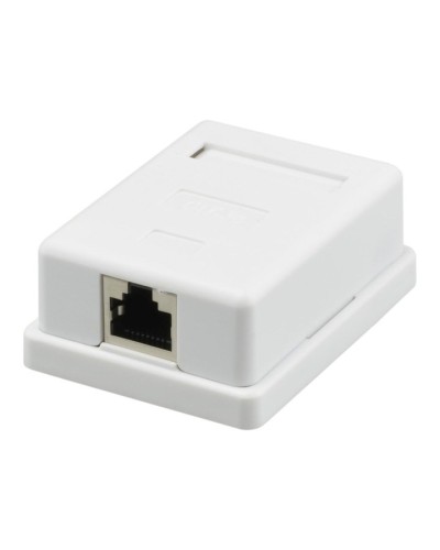 Розетка настенная RJ-45, 8P8C, Cat.5e, 1 порт FTP (10-0354). Компьютерная розетка. SUPRLAN в Екатеринбурге