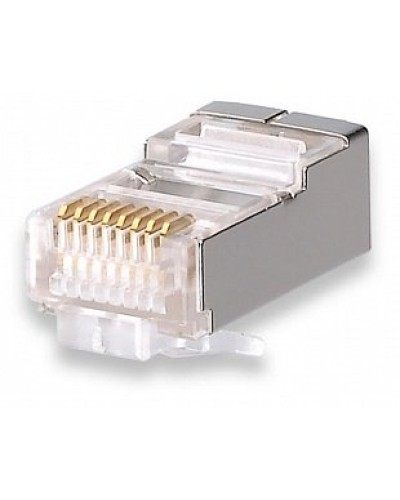 Коннекторы 8P8C FTP Cat.5e 3U (RJ-45) (100шт) (10-0201). Разъем RJ-45. SUPRLAN в Екатеринбурге