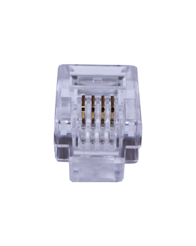 Коннекторы 4P4C (RJ-11) (100шт) (10-0229). Телефонный разъем 4P4C (RJ-11). SUPRLAN в Екатеринбурге