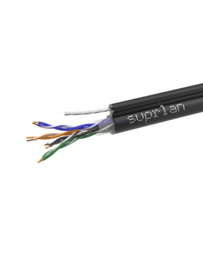 UTP Cat.5e 4x2xAWG24 Cu PE Outdoor T-FG8 (трос) Standard (01-0322-1). Кабель «витая пара» (LAN) для структурированных систем связи. SUPRLAN в Екатеринбурге