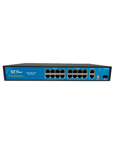 ST-S165POE PRO (версия 2). Сетевой PoE коммутатор. Space Technology в Екатеринбурге