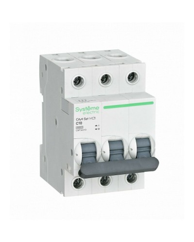 City9 Set 3P 10А 4.5kA С (C9F34310). Автоматический выключатель. Systeme Electric в Екатеринбурге