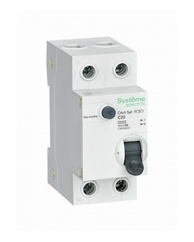 City9 Set 1P+N С 32А 4.5kA 30мА A 230В (C9D55632). Автоматический выключатель дифференциального тока. Systeme Electric в Екатеринбурге