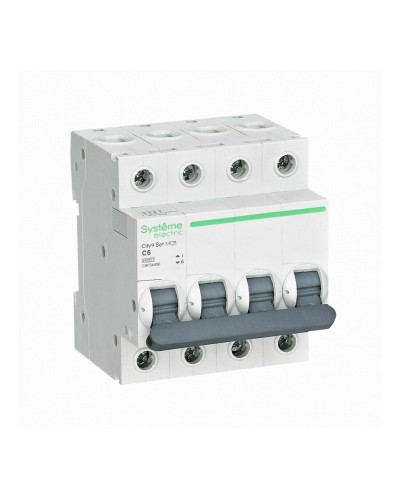 City9 Set 4P 6А 4.5kA С (C9F34406). Автоматический выключатель. Systeme Electric в Екатеринбурге