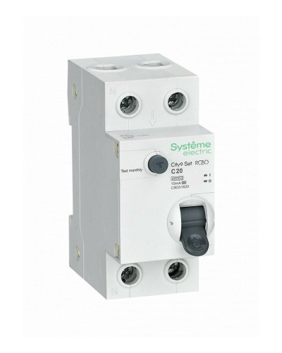 City9 Set 1P+N С 20А 4.5kA 10мА A 230В (C9D51620). Автоматический выключатель дифференциального тока. Systeme Electric в Екатеринбурге