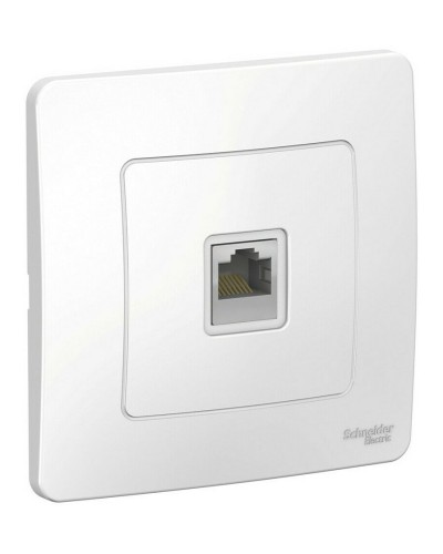 BLANCA розетка RJ45 1-местная, кат. 5Е, скрытой установки, белый (BLNIS045001). Розетка компьютерная. Systeme Electric в Екатеринбурге