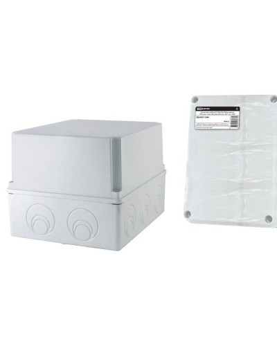 Коробка ОП 240х195х165мм, крышка, IP55, кабельные вводы d28-3шт, d37-2шт (SQ1401-1274). Распаячная коробка. TDM ЕLECTRIC в Екатеринбурге