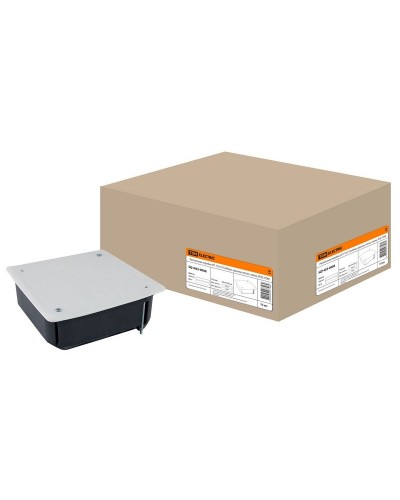 Распаячная коробка СП 115х115х45мм, крышка, метал. лапки, IP20, TDM (SQ1403-0008). Распаячная коробка СП. TDM ЕLECTRIC в Екатеринбурге