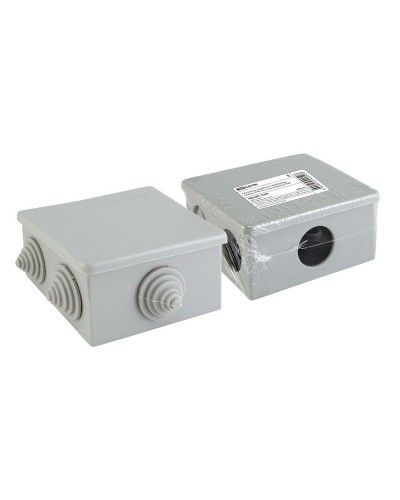 Распаячная коробка ОП 80х80х40мм, крышка, IP44, 6 вх. TDM (SQ1401-1235). Распаячная коробка ОП. TDM ЕLECTRIC в Екатеринбурге