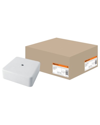 Коробка КР 100х100х44 ОП белая, IP40 (SQ1401-0209). Распаячная коробка. TDM ЕLECTRIC в Екатеринбурге