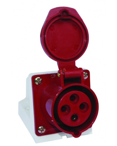 Розетка 124 стационарная 3Р+РЕ 32А 380В IP44 (SQ0602-0005). Розетка. TDM ЕLECTRIC в Екатеринбурге