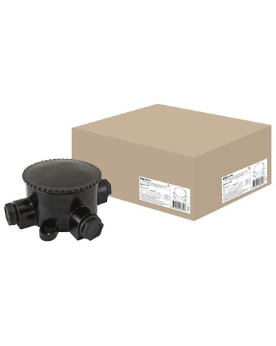 КЭМ 2-660-3 ОП D95мм IP65, 3-х рожковая (карболит) TDM (SQ1401-1101). Коробка электромонтажная. TDM ЕLECTRIC в Екатеринбурге