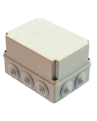 Коробка ОП 190х140х120мм, крышка, IP55, 10 гермовводов (SQ1401-1246). Распаячная коробка. TDM ЕLECTRIC в Екатеринбурге