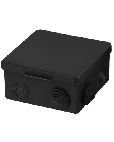 Распаячная коробка ОП 100х100х55мм, крышка, IP54, 8вх., черная TDM (SQ1401-0913). Распаячная коробка ОП. TDM ЕLECTRIC в Екатеринбурге