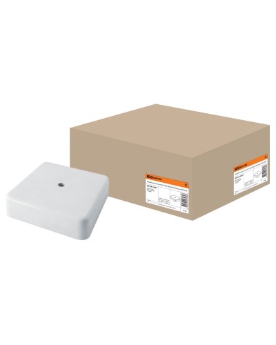 Коробка КР 100х100х29 ОП белая, IP40 (SQ1401-0207). Распаячная коробка. TDM ЕLECTRIC в Екатеринбурге