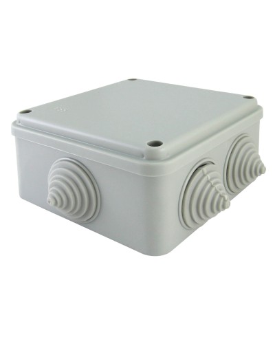 Коробка ОП 100х100х50мм, крышка на винтах, IP55, 6 вх. (SQ1401-1234). Распаячная коробка. TDM ЕLECTRIC в Екатеринбурге