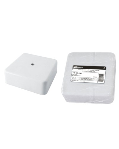Коробка КР 50х50х20 ОП белая, IP40 (SQ1401-0901). Распаячная коробка. TDM ЕLECTRIC в Екатеринбурге