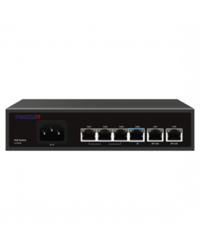TR-NS1206-65-4PoE. Коммутатор с PoE. Trassir в Екатеринбурге