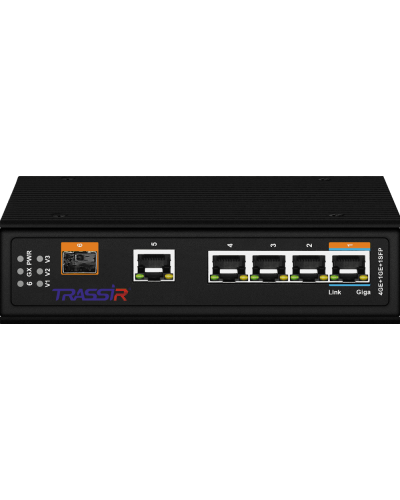 TR-NS15061S-150-4POE. Коммутатор с PoE. Trassir в Екатеринбурге