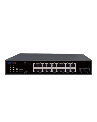 TR-NS14202S-185-16POE. Коммутатор с PoE. Trassir в Екатеринбурге