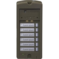 БВД-306FCP-6. Блок вызова домофона. VIZIT