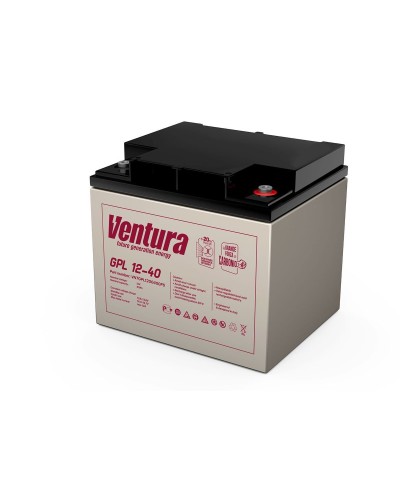 Ventura GPL 12-40. Аккумулятор герметичный свинцово-кислотный. Ventura в Екатеринбурге