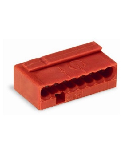 WAGO 243-808 Клемма MICRO 8-проводная красная. Клемма для распределительных коробок. WAGO в Екатеринбурге