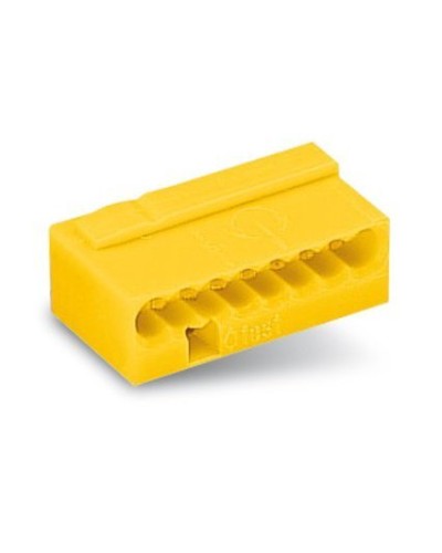 WAGO 243-508 Клемма MICRO 8-проводная желтая. Клемма для распределительных коробок. WAGO в Екатеринбурге