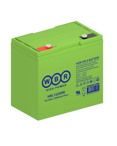 WBR HRL12220W. Аккумулятор герметичный свинцово-кислотный. WBR в Екатеринбурге
