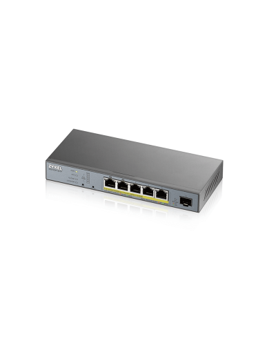 GS1350-6HP-EU0101F. L2 коммутатор PoE+ для IP-видеокамер. ZYXEL в Екатеринбурге