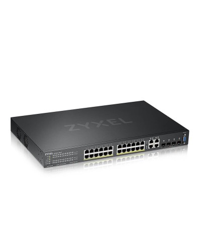 GS2220-28HP-EU0101F. Гибридный L2 коммутатор PoE+. ZYXEL в Екатеринбурге