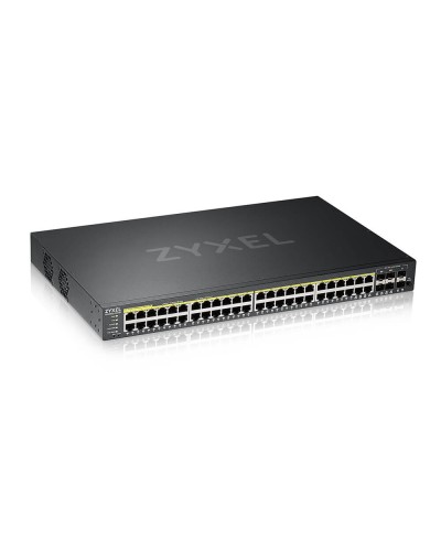 GS2220-50HP-EU0101F. Коммутатор гибридный L2 PoE+ rack 19. ZYXEL в Екатеринбурге