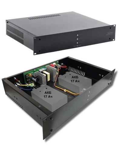 СКАТ-1200И7 RACK (СКАТ ИБП-12/5-2x17-RACK) (2142). Источник вторичного электропитания резервированный. Бастион в Екатеринбурге