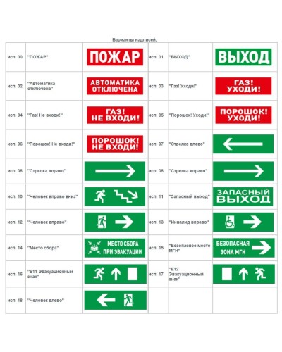 С2000-ОСТ исп.09 Человек влево-вниз. Оповещатель световой адресный. Болид в Екатеринбурге