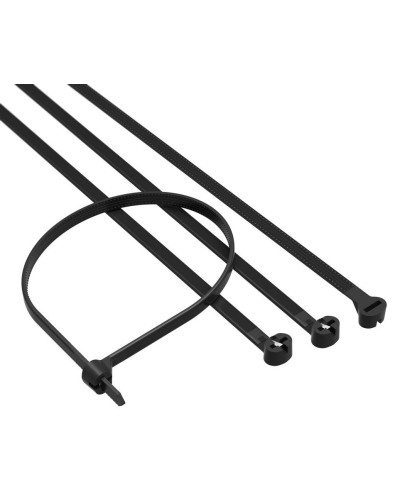 Хомут 3,6x140 P6.6, черный (100шт) (21309SR): Хомут с двойным замком в Екатеринбурге
